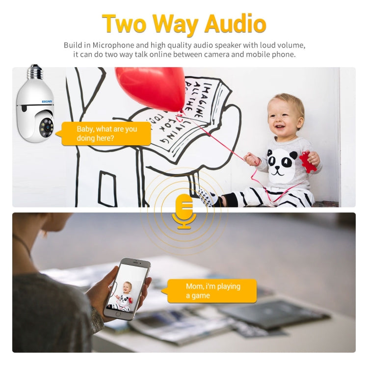 PT208 1080P HD Light Bulb WiFi Camera