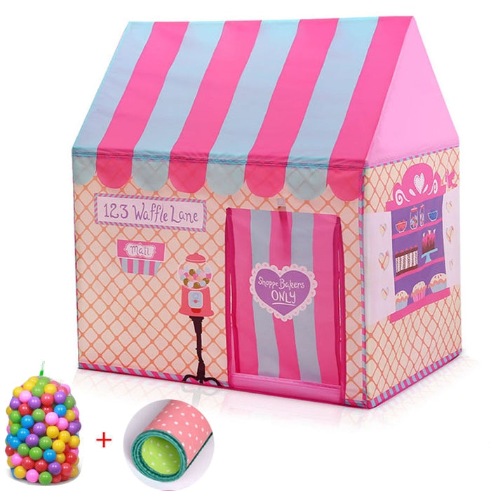 Household Children Printing Play Tent Small Game House