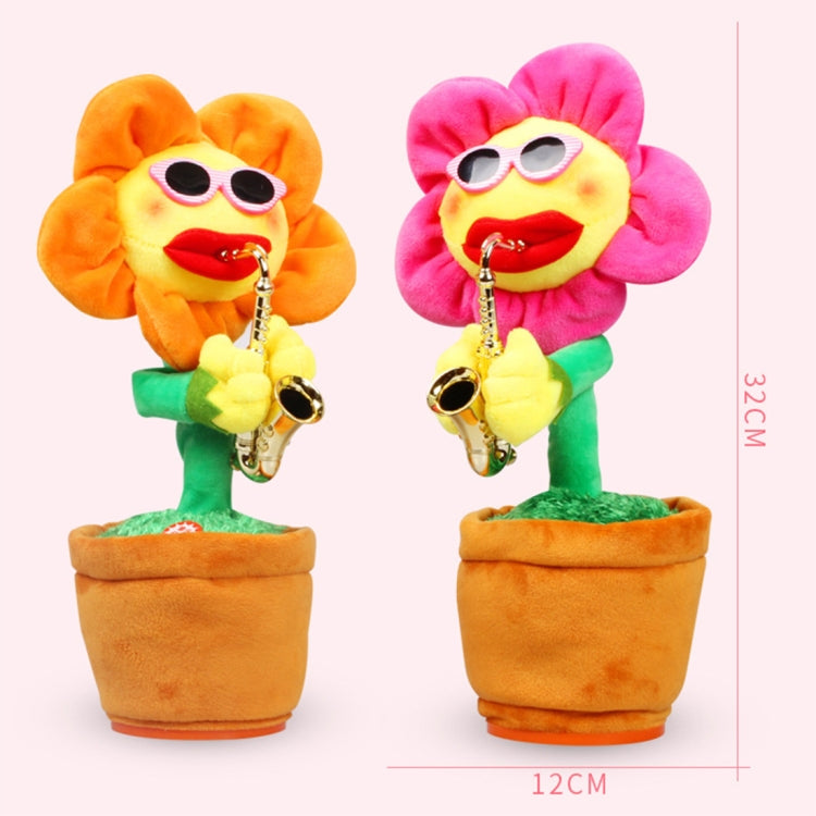 Electric Sunflower Plush Children Toy