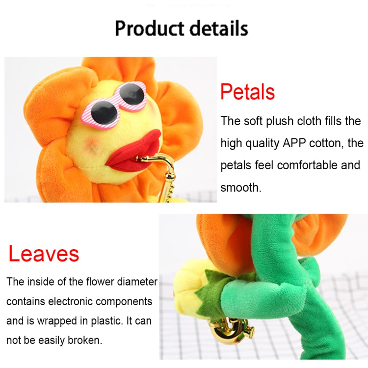 Electric Sunflower Plush Children Toy