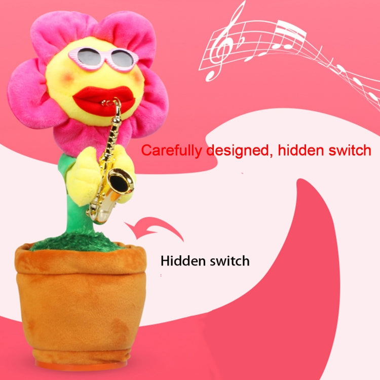 Electric Sunflower Plush Children Toy