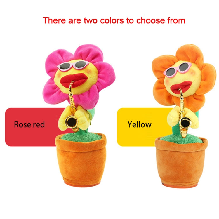 Electric Sunflower Plush Children Toy