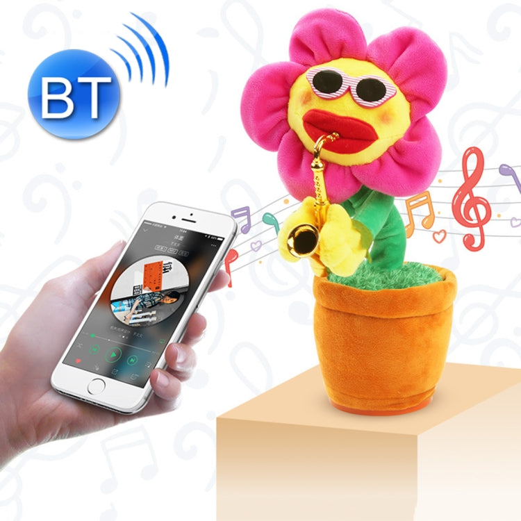 Electric Sunflower Plush Children Toy