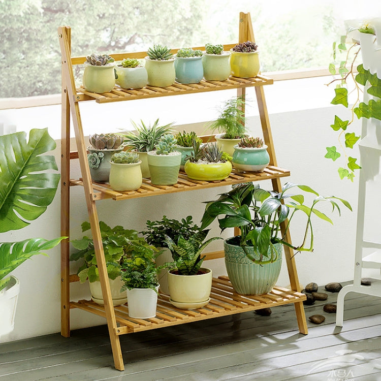Bamboo 3-Tier Hanging Plant Stand