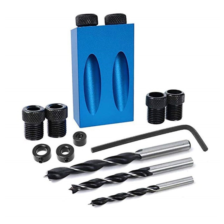 14-Piece Set 15 Degree Angular Oblique Woodworking Hole Locator