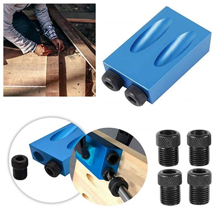 14-Piece Set 15 Degree Angular Oblique Woodworking Hole Locator
