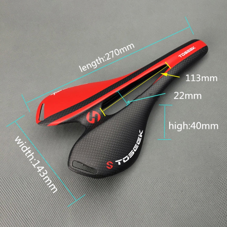 TOSEEK Carbon Fiber Bicycle Seat