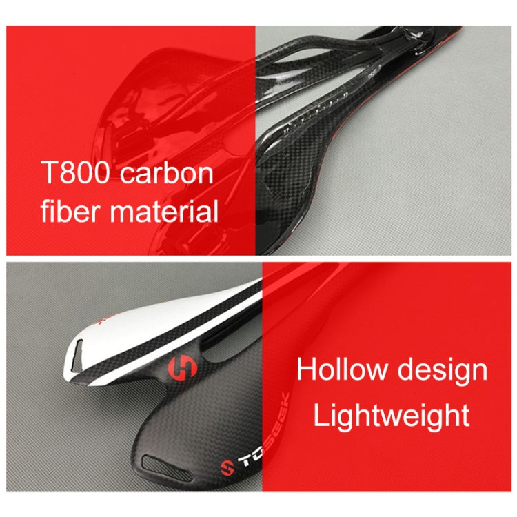 TOSEEK Carbon Fiber Bicycle Seat