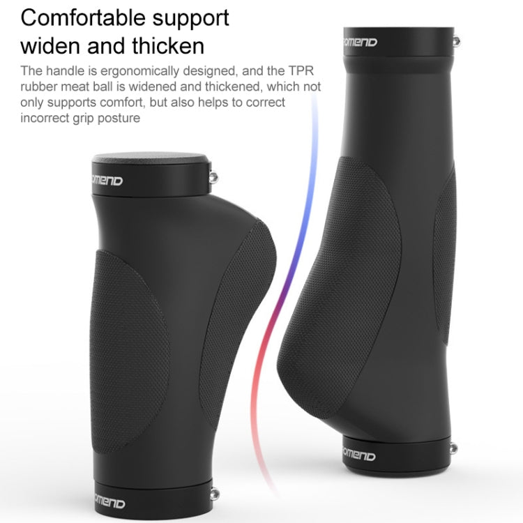 PROMEND GR-506 1 Pair Rubber Bicycle Grip Cover(130mm+130mm)