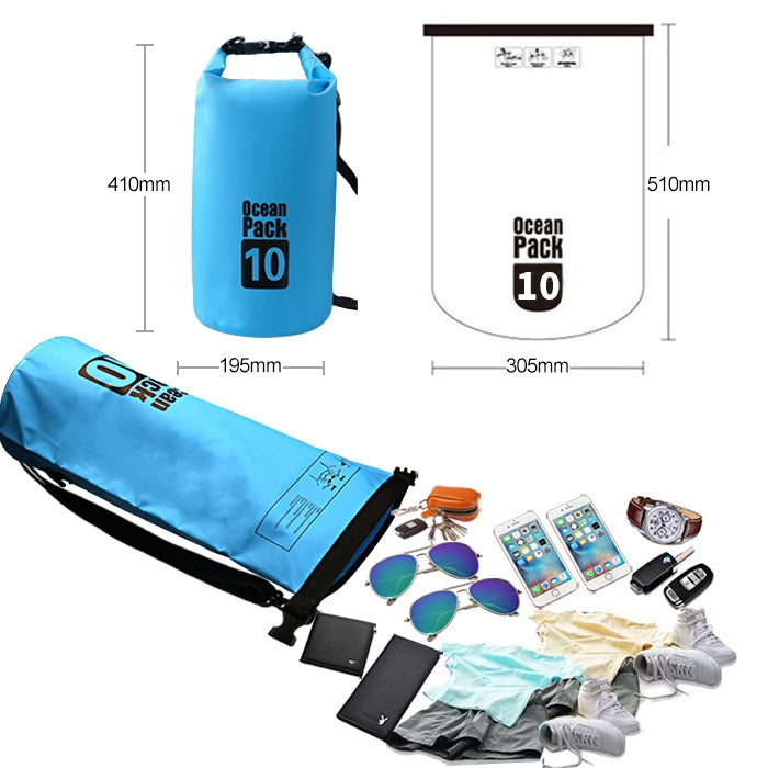 10L PVC Waterproof Barrel Bag