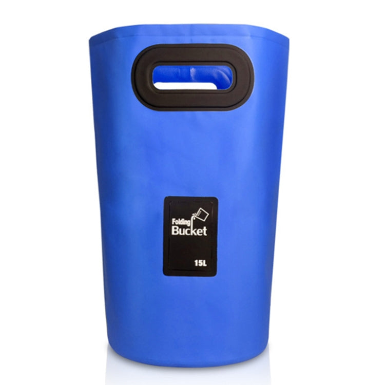 Outdoor Portable Folding Sink PVC Collapsible Bucket, Capacity: 15L