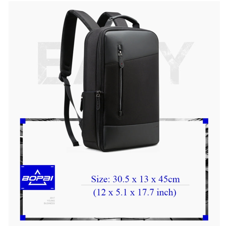 Bopai 851-009911 Business Anti-theft Waterproof Shoulder Bag