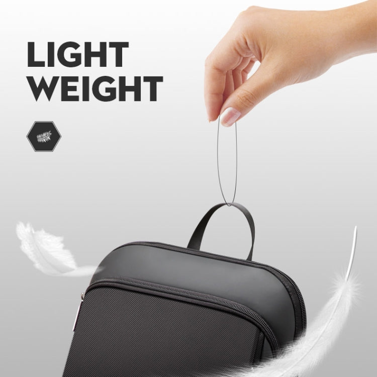 Bopai Anti-theft Waterproof Leathar Laptop Backpack