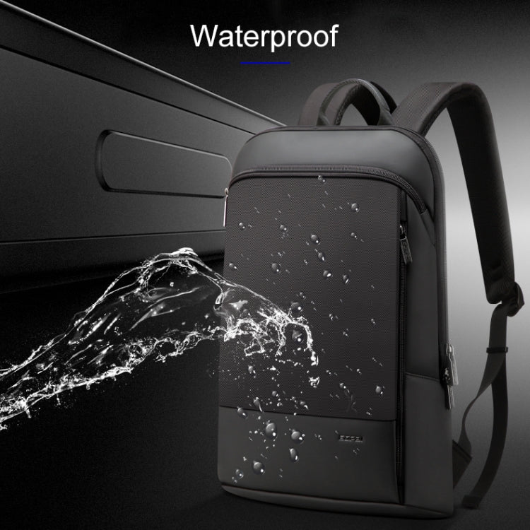 Bopai Anti-theft Waterproof Leathar Laptop Backpack