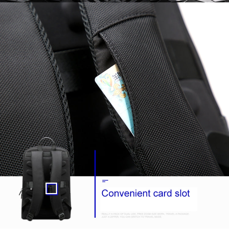 Bopai Anti-theft Waterproof Leathar Laptop Backpack