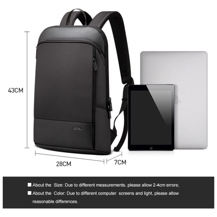 Bopai Anti-theft Waterproof Leathar Laptop Backpack