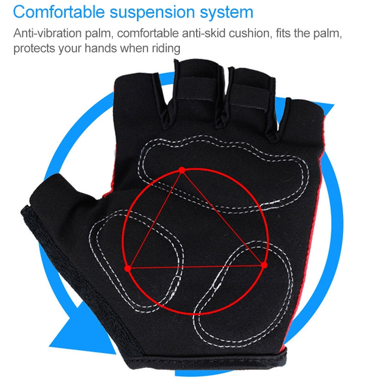 BaseCamp BC-204 Half Finger Bicycle Cycling Gloves