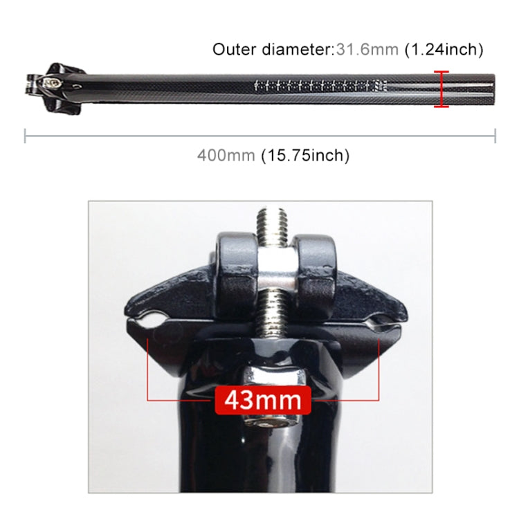 TOSEEK Bicycle Seatpost