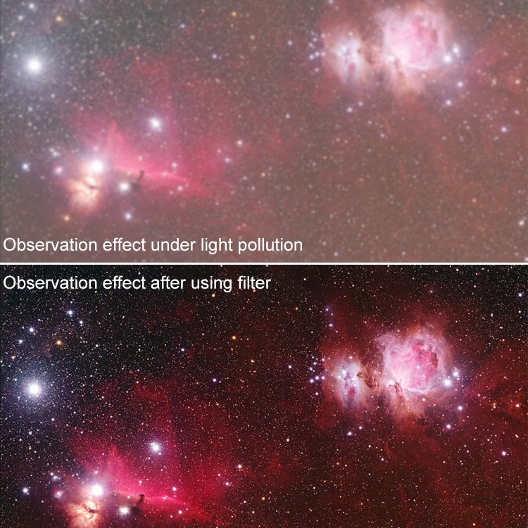 Datyson Telescope UHC Blocking Urban Light Pollution 1.25 inch Light Pollution Blocking Filter