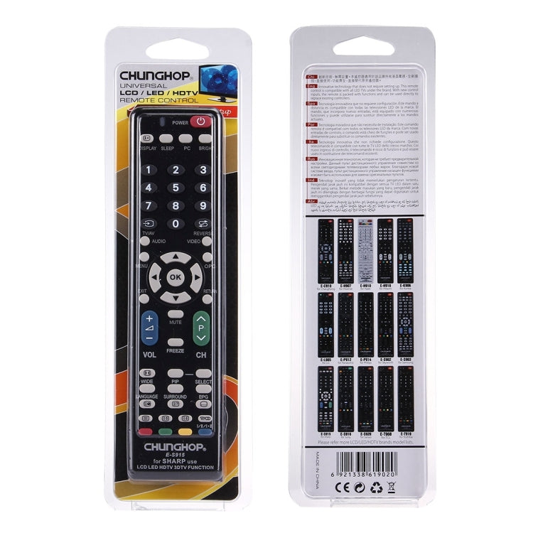 E-S915 Universal Remote Controller for SHARP