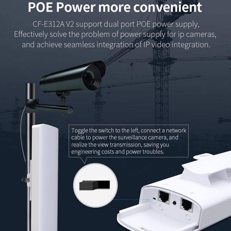COMFAST CF-E312A 5.8GHz Outdoor Wireless Network Bridge