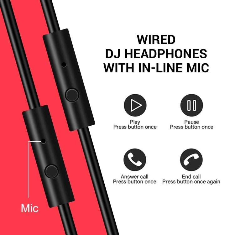 OneOdio A71 Wired Headphone with Microphone