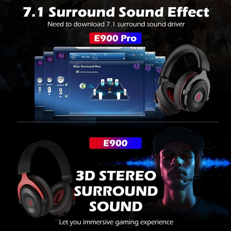 EKSA E900 Pro Wired Headphone with Microphone