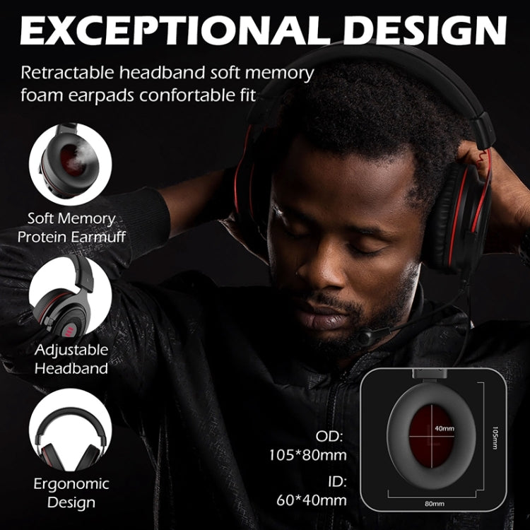 EKSA E900 Pro Wired Headphone with Microphone