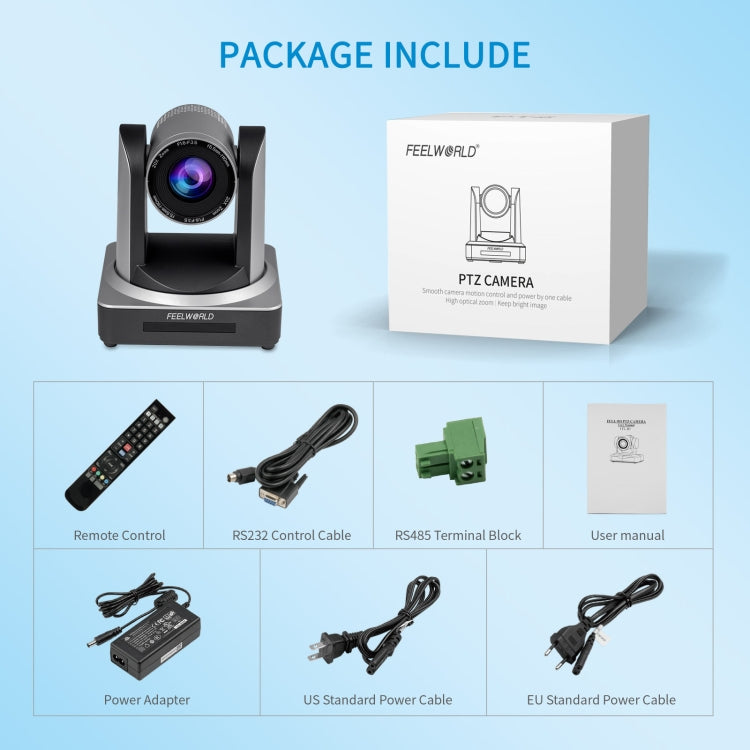 20X Optical Zoom Live Streaming PTZ Camera