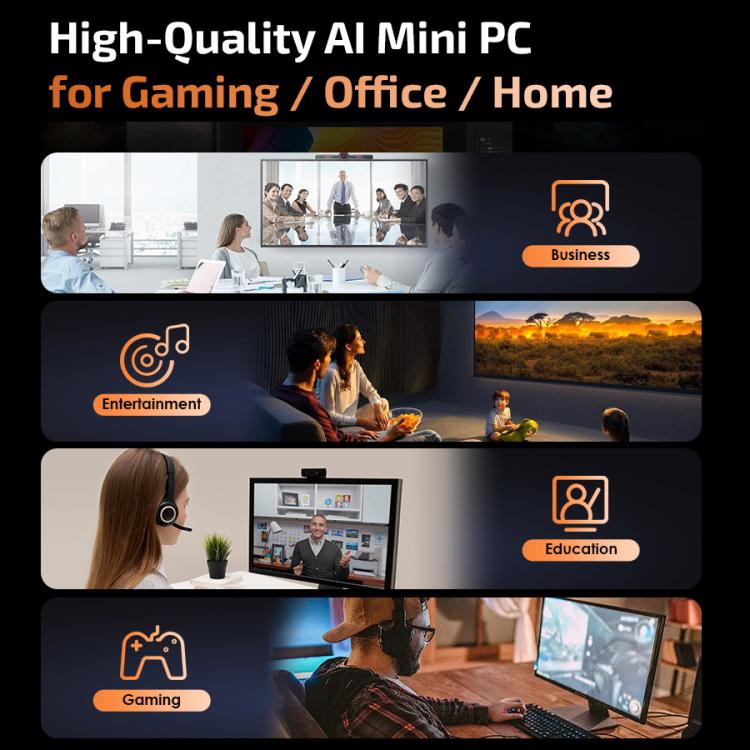 GXMO H90 Pro Windows 11 Mini PC 16GB+512GB AMD R7 8745HS