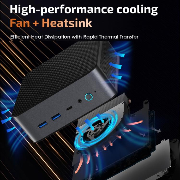 GXMO H90 Pro Windows 11 Mini PC 16GB+512GB AMD R7 8745HS