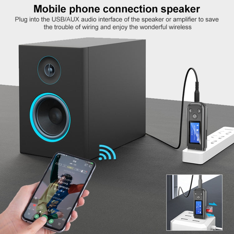 K15-Pro 2 in 1 USB Car Bluetooth Receiver Transmitter