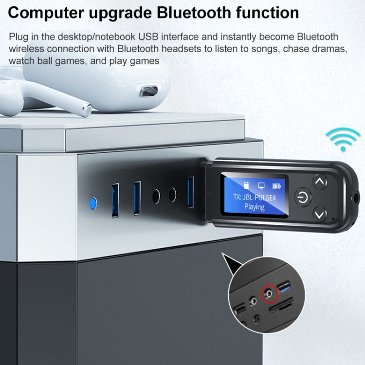 K15-Pro 2 in 1 USB Car Bluetooth Receiver Transmitter
