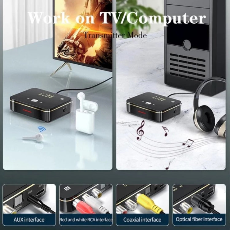 M8 NFC Optical Coaxial Bluetooth Receiver and Transmitter