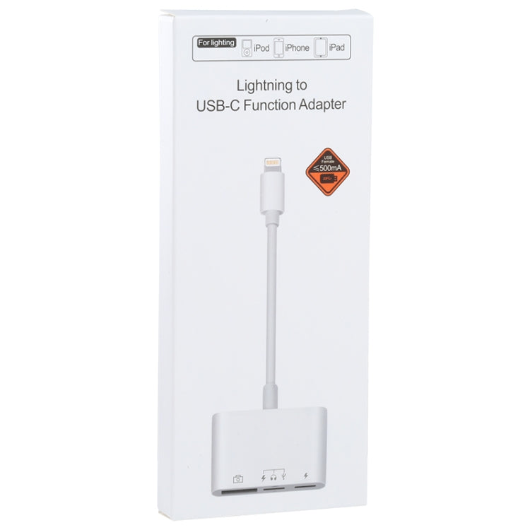 S-221 3 in 1 8 Pin to USB-C / Type-C Adapter