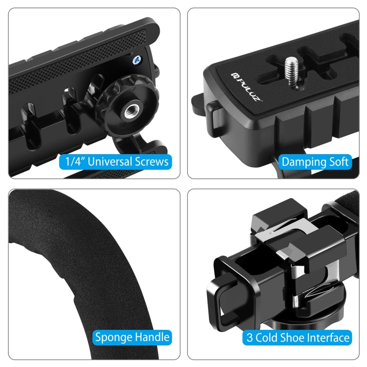 U/C Shape Handheld DV Bracket Stabilizer Light Kit
