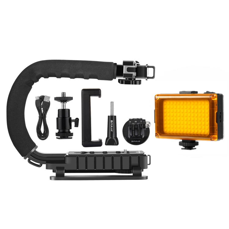 U/C Shape Handheld DV Bracket Stabilizer Light Kit