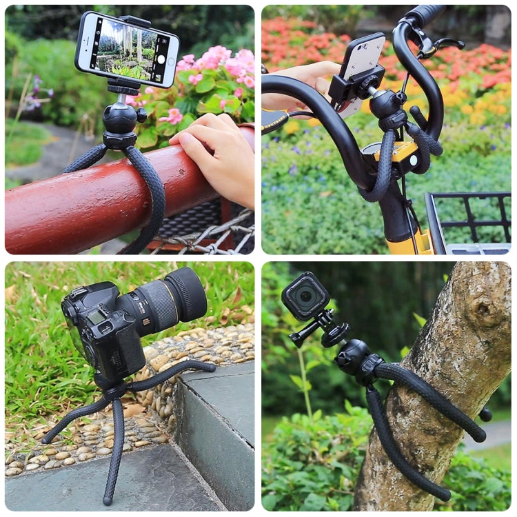 Mini Octopus Flexible Tripod Holder with Phone Clamp