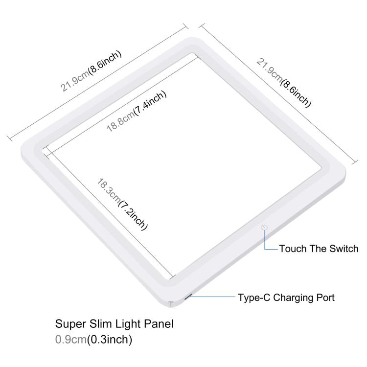 PULUZ 25cm Folding Photo Lighting Studio + Shadowless Light