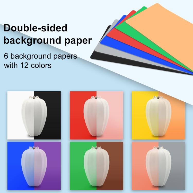 PULUZ 25cm Folding Photo Lighting Studio + Shadowless Light