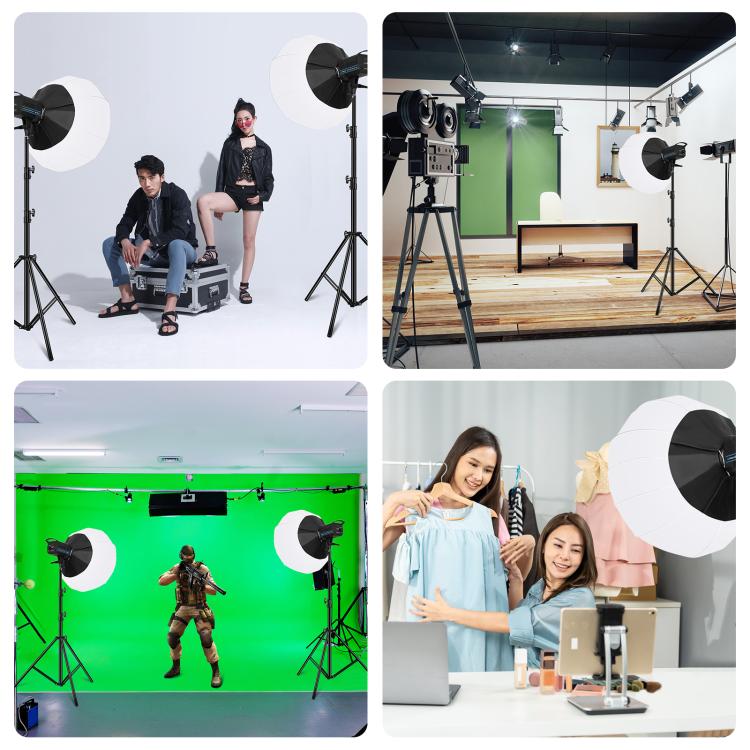 PULUZ 120W Studio Light Softbox Photography Kit