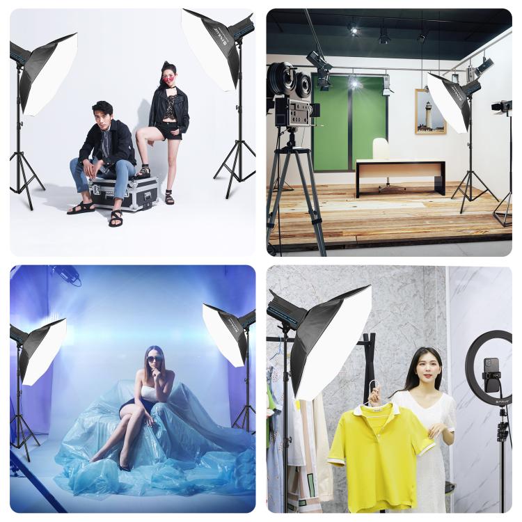 PULUZ 120W Photo Studio Strobe Flash Light Kit