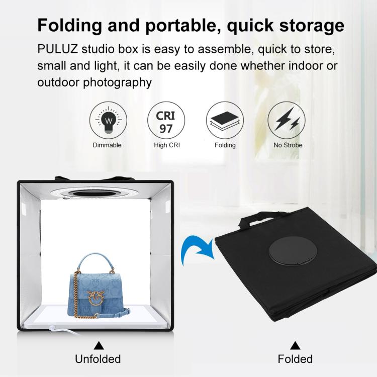 30cm Shadowless Light Panel Photo Studio Box