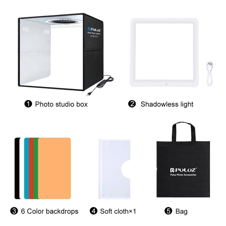 30cm Shadowless Light Panel Photo Studio Box