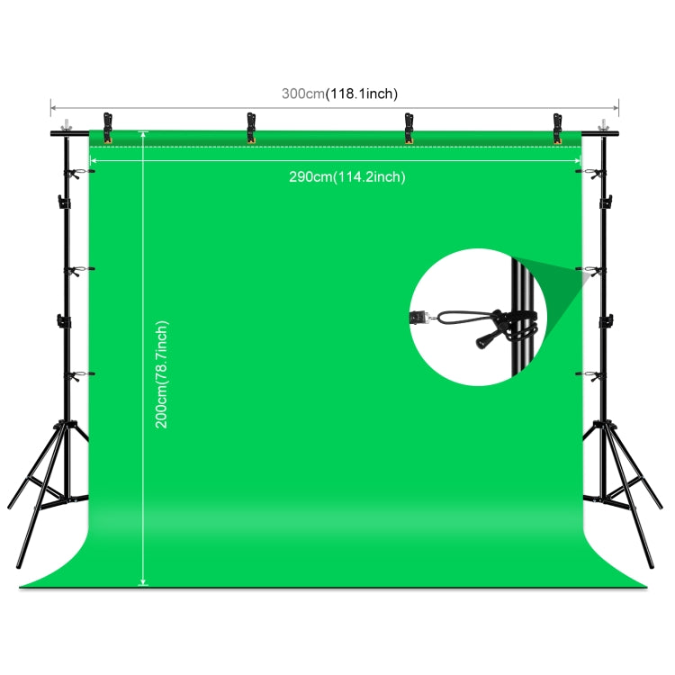 PULUZ 2.9x2m Photo Studio Background Support Stand