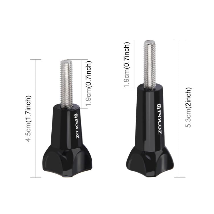 Plastic Thumb Knob Long Screw + Short Screw for GoPro