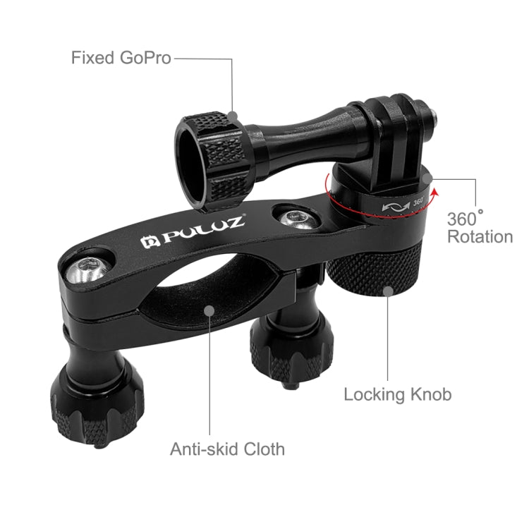360 Degree Rotation Aluminum Handlebar Adapter for GoPro
