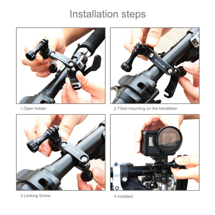 360 Degree Rotation Aluminum Handlebar Adapter for GoPro