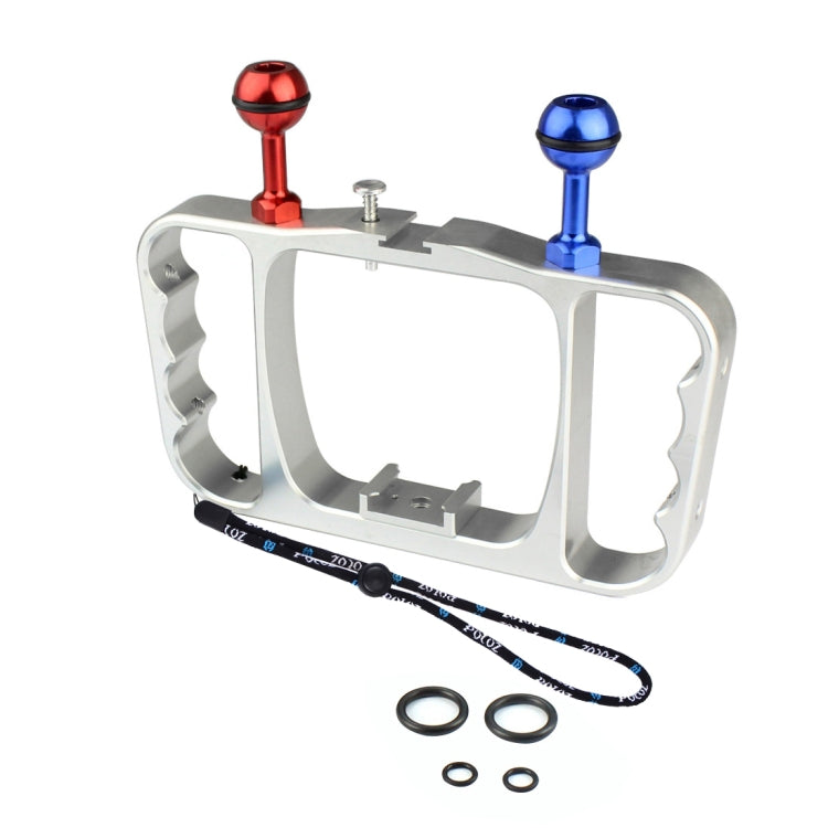 Dual Handheld Diving Light Arm Aluminum Mount for GoPro