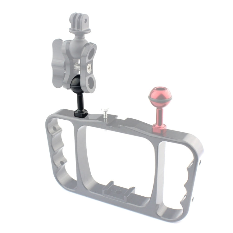 PULUZ 1/4 inch Screw Aluminum Ball Adapter Mount for GoPro